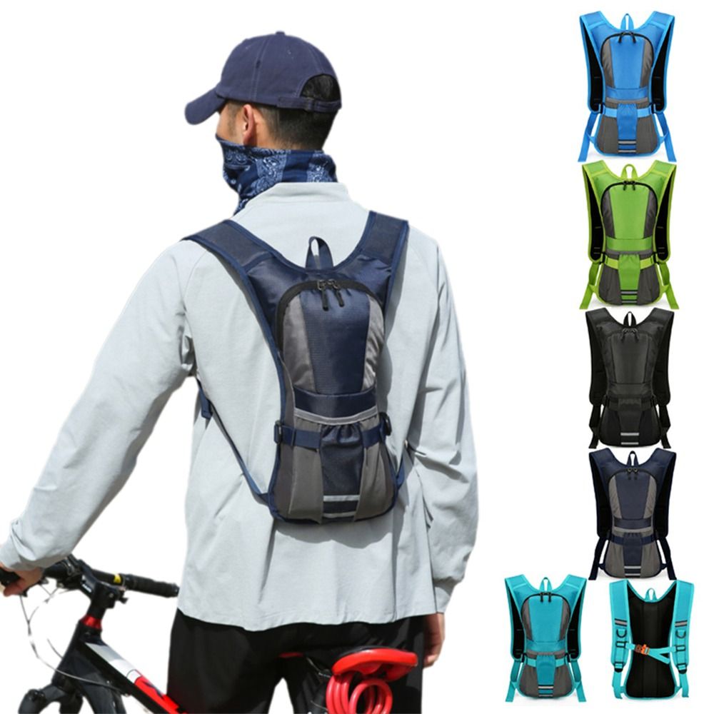 Reflective Cycling Vest - เสื้อกั๊กวิ่งน้ำหนักเบา กันน้ำ ผลิตจากโพลีเอสเตอร์ พร้อมช่องเก็บขวดน้ำ ระบายอากาศได้ดี สะท้อนแสง