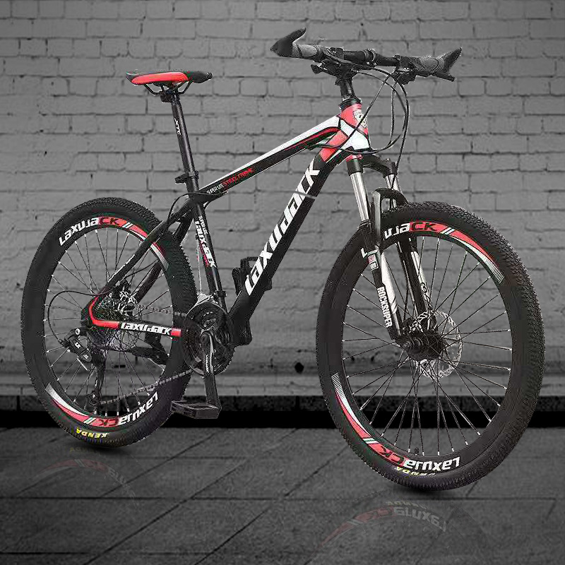 Cycling Gear Cheap - จักรยานเสือภูเขาคุณภาพสูงราคาประหยัด โครงเหล็กคาร์บอน แฮนด์จักรยานแบบ MTB ชุดเกียร์ ยางใหญ่