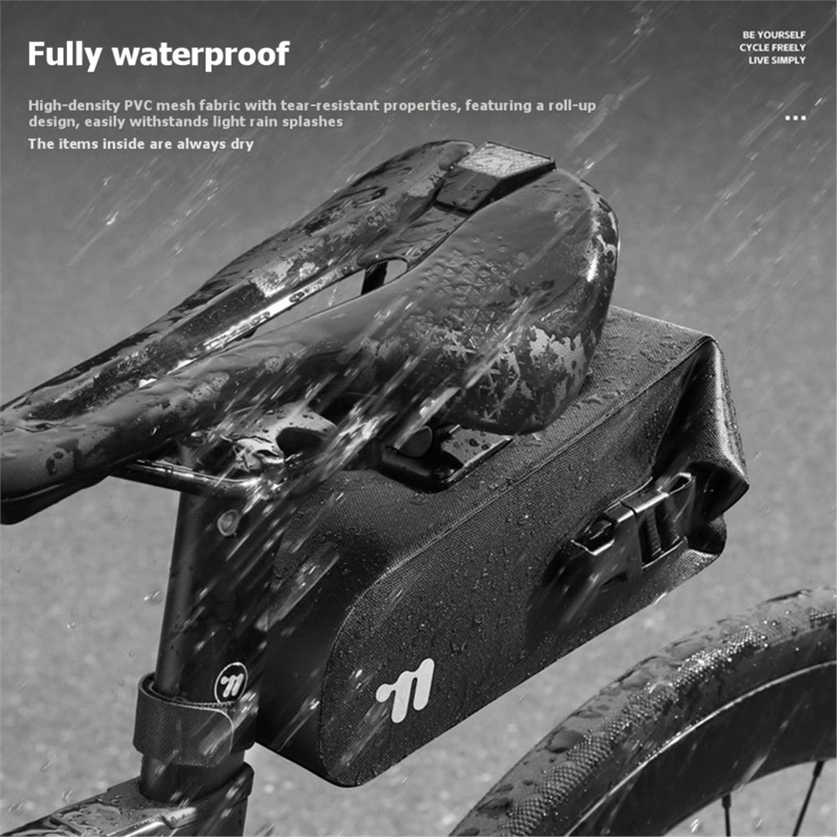 Cycling Gear Manufacturer - กระเป๋าใต้อานจักรยานกันน้ำ PHONE&GEAR แบบปลดเร็ว กระเป๋าสะท้อนแสงสำหรับจักรยานเสือภูเขาและจักรยานถนน