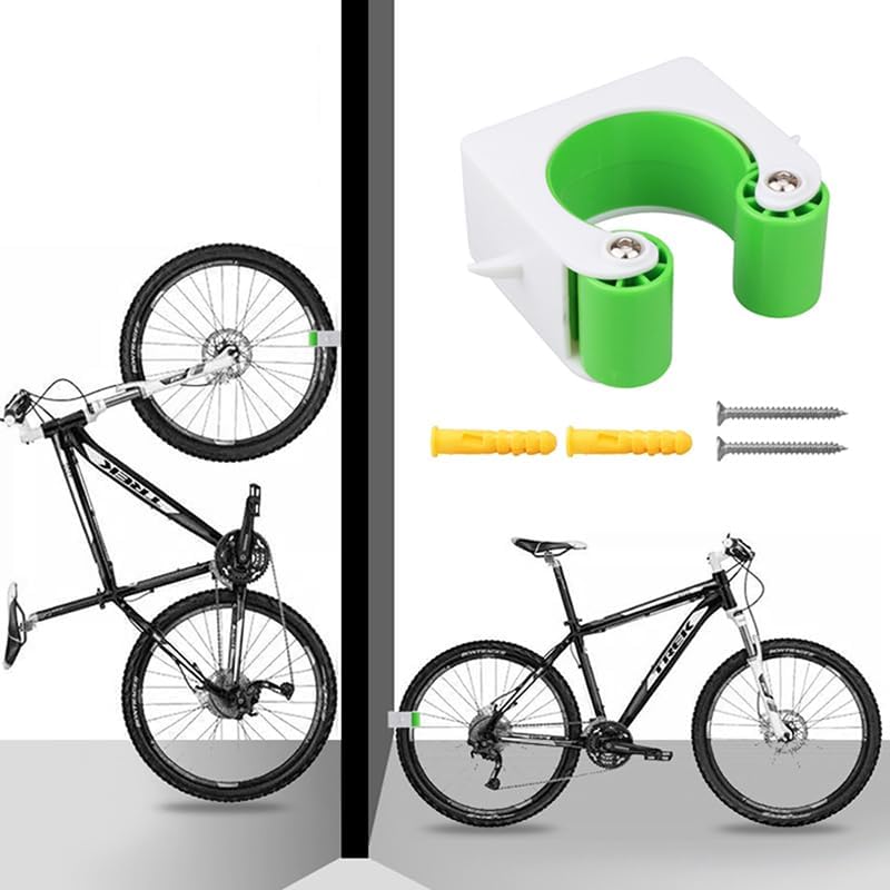 Cycling Gear Wall Hanger - ที่แขวนจักรยานแบบพกพา ติดผนัง พร้อมตะขอแขวน สำหรับจัดเก็บจักรยานในร่มและกลางแจ้ง ประหยัดพื้นที่