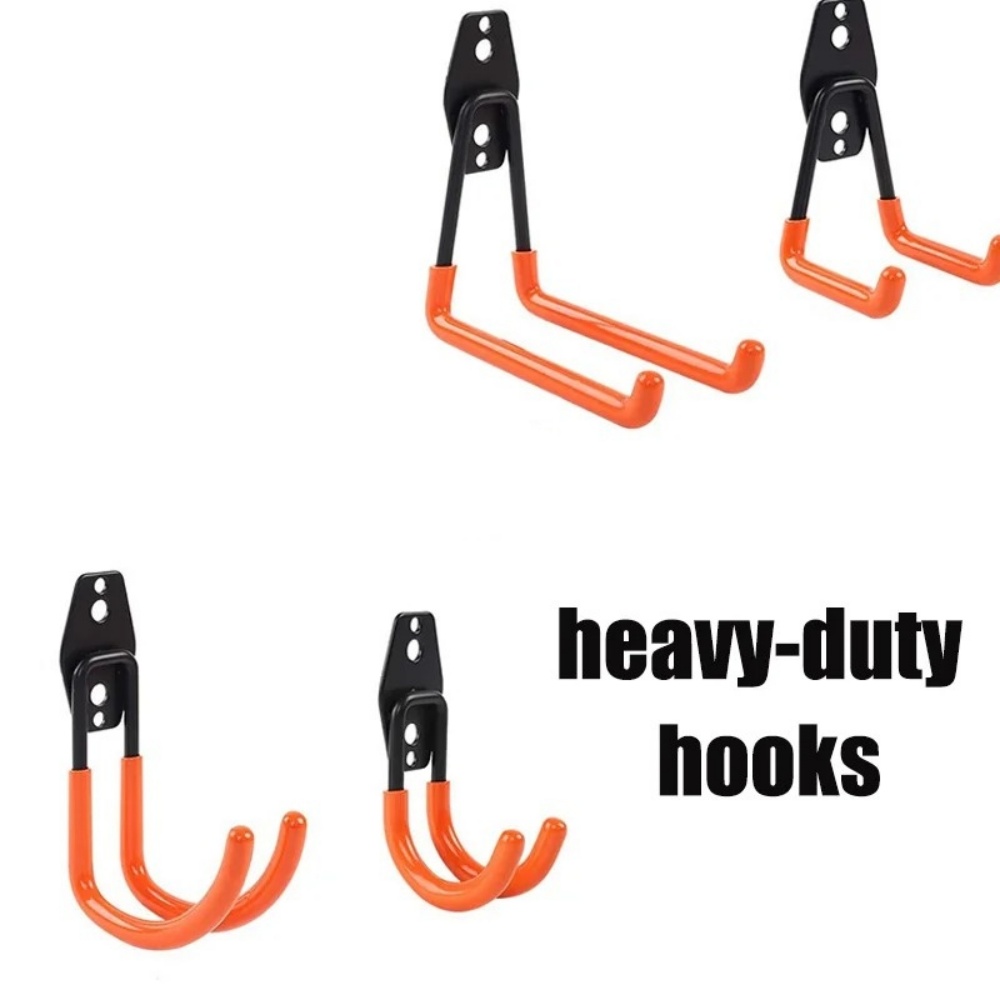 Cycling Gear Wall Hanger - ที่แขวนจักรยานติดผนังแบบโลหะแข็งแรง ที่จอดจักรยานในโรงรถ ที่แขวนจักรยานแบบตั้งพื้น ที่จอดจักรยานกันลื่น อุปกรณ์จัดเก็บเครื่องมือ