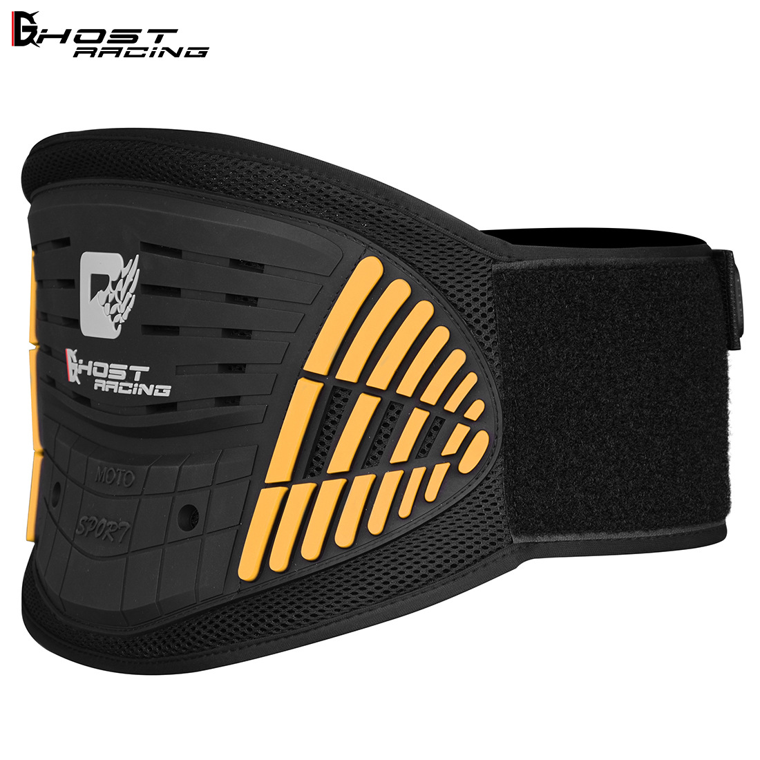 Cycling Gear Pas - เข็มขัดคาดเอวสำหรับขี่มอเตอร์ไซค์ ปรับได้ กันกระแทก อุปกรณ์ป้องกันสำหรับขี่มอเตอร์ไซค์ จักรยาน ผู้ชาย