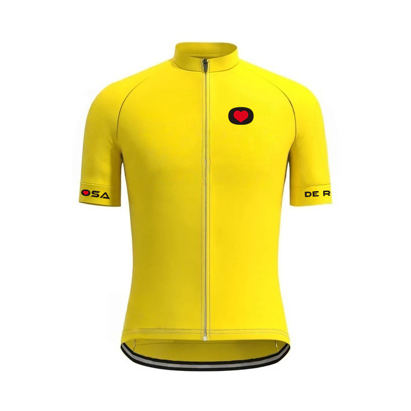 Reflective Cycling Vest - ชุดปั่นจักรยานเดอโรซาสำหรับผู้ชาย กางเกงปั่นจักรยานเสือภูเขาแบบมีสายรัด พร้อมเสื้อกั๊กสะท้อนแสง ระบายอากาศได้ดี แห้งเร็ว ชุดกีฬา