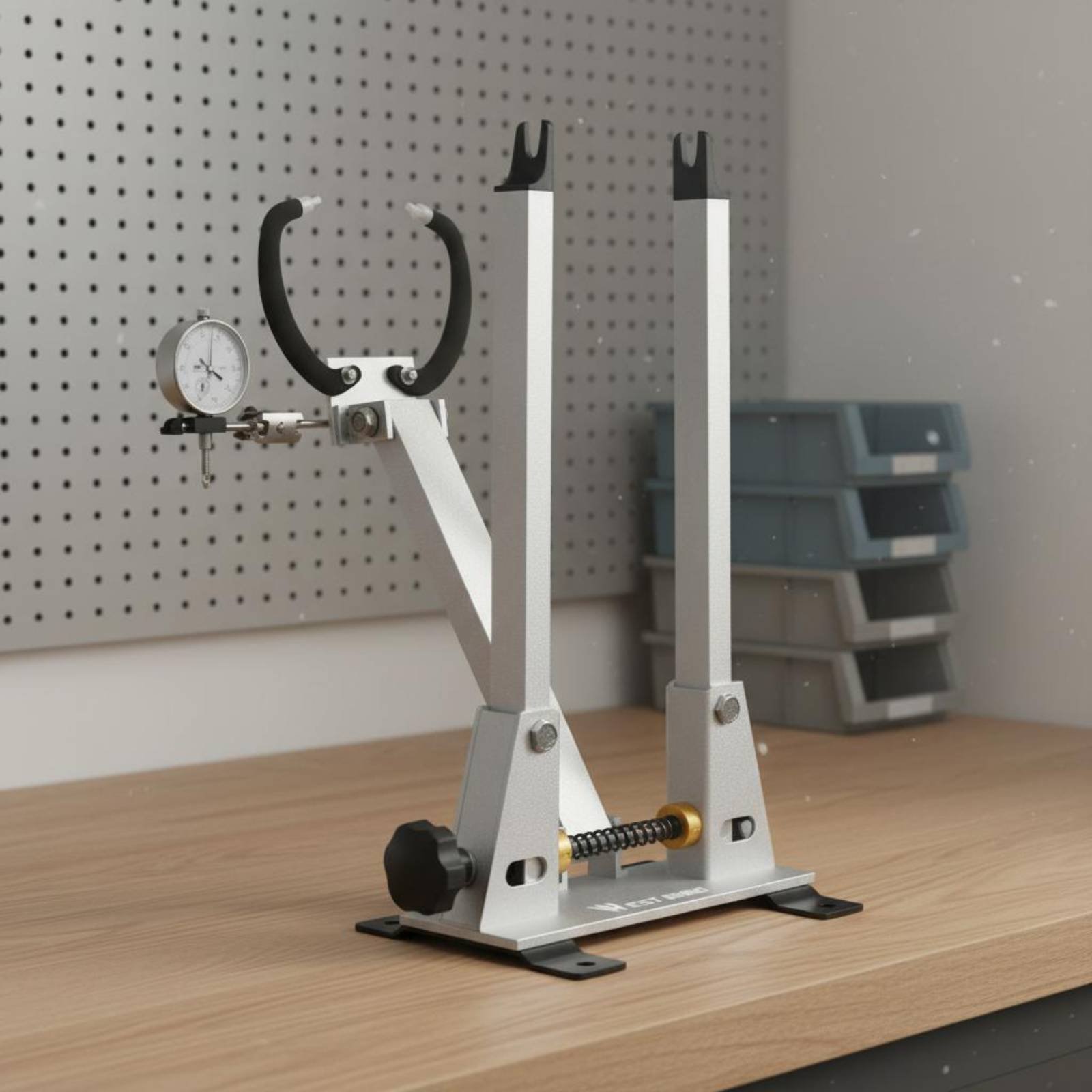 Cycling Gear Stand - ขาตั้งปรับแต่งล้อจักรยานสองล้อ ปรับความกว้างได้ ขาตั้งปรับแต่งล้อจักรยานเสือภูเขา อุปกรณ์ปั่นจักรยาน ทนทานต่อการกัดกร่อน