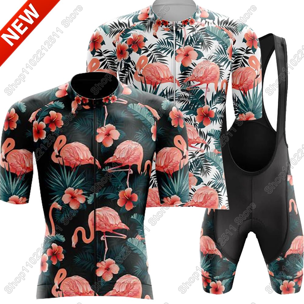 Cycling Gear Brands - 2025 Flamingoชุดขี่จักรยานJerseyจักรยานเสื้อผ้าผู้ชายฤดูร้อนจักรยานเสื้อชุดจักรยานกางเกงขาสั้นMTB Ropa Maillot