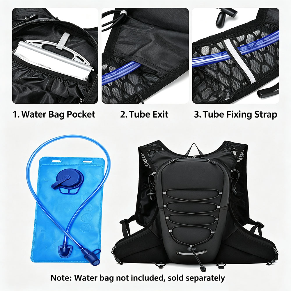 กระเป๋าเป้สำหรับวิ่งพร้อมช่องใ - Reflective Cycling Vest บทวิจารณ์และราคา