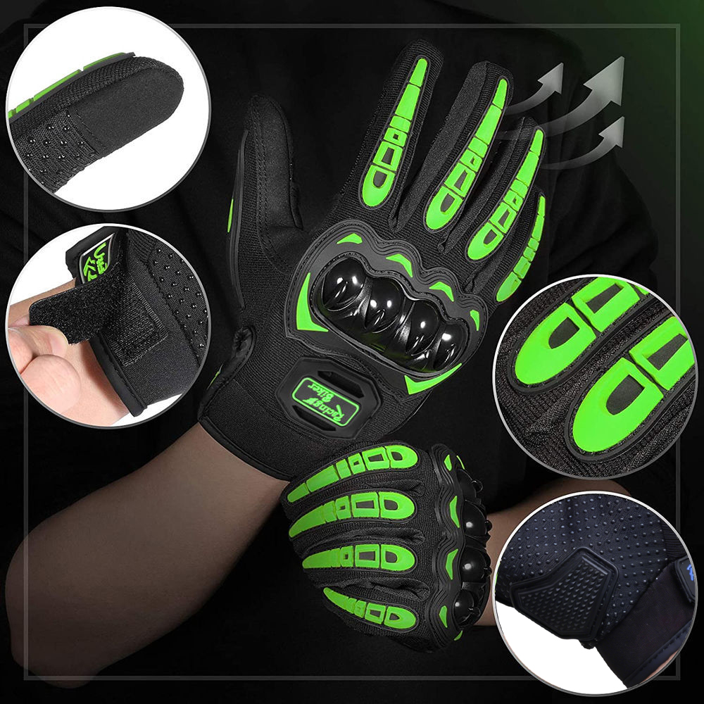 ถุงมือแข่งรถมอเตอร์ไซค์สำหรับผ - Cycling Gear Pas บทวิจารณ์และราคา