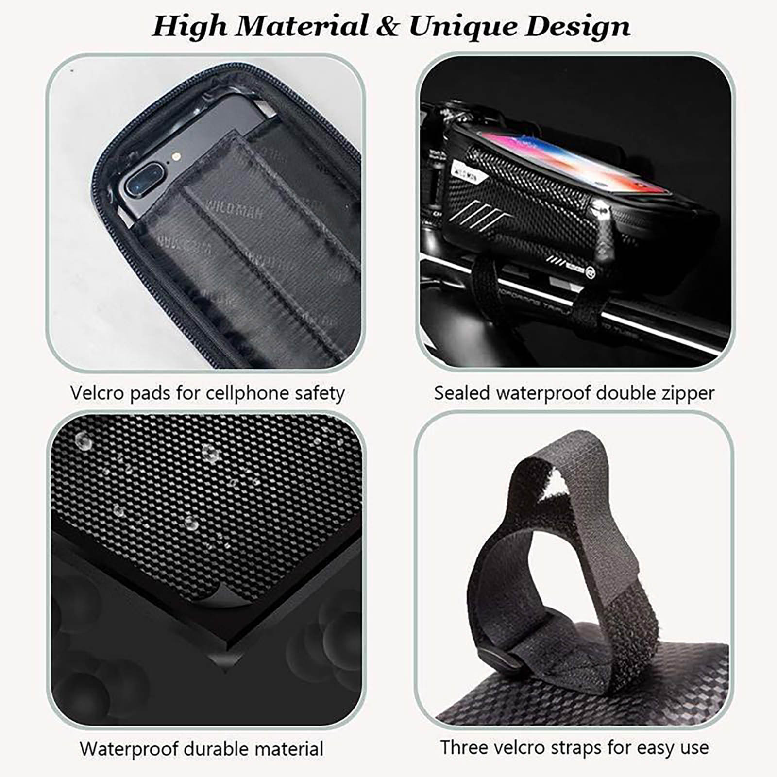 กระเป๋าใส่โทรศัพท์กันน้ำสำหรับ - Cycling Gear Display บทวิจารณ์และราคา