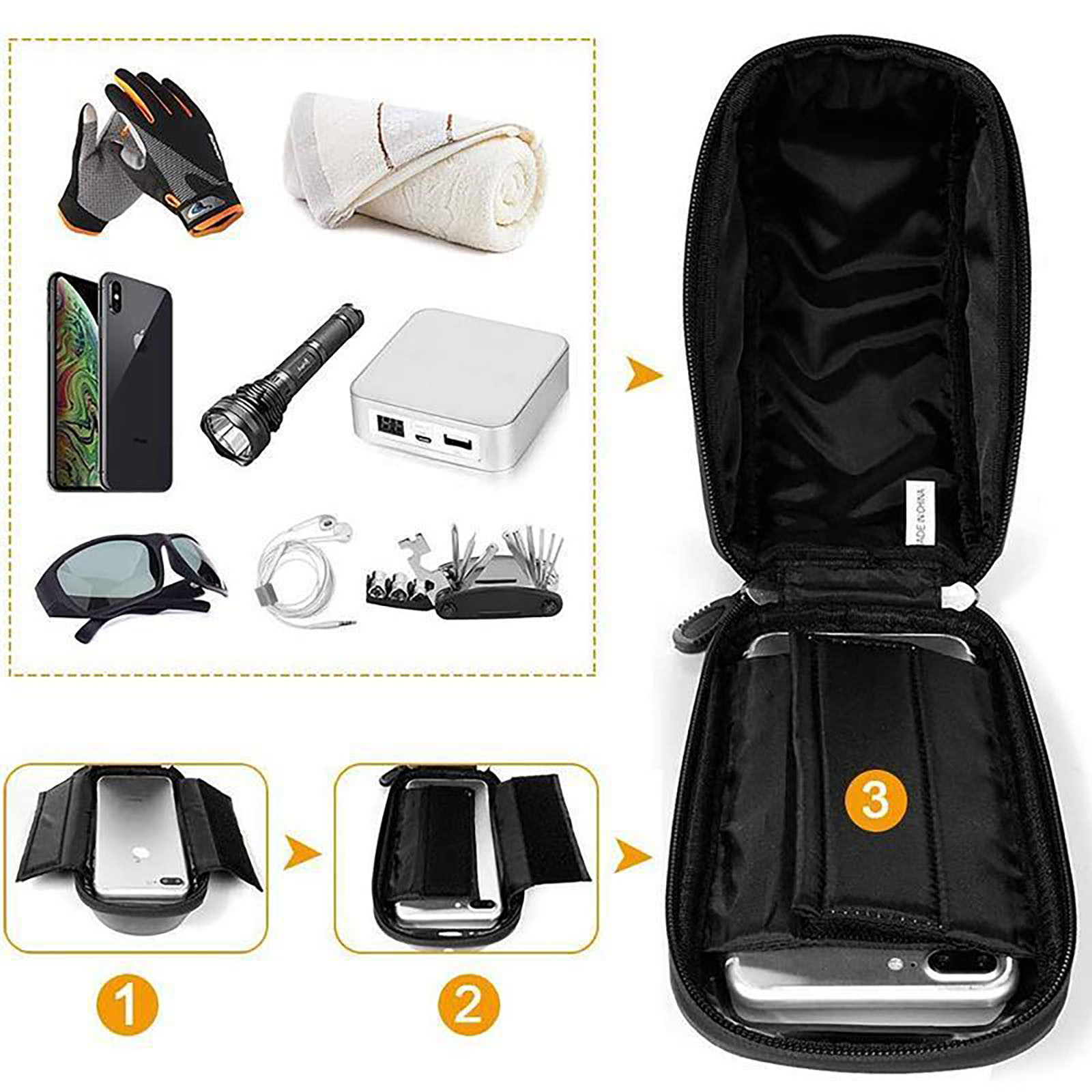 กระเป๋าใส่โทรศัพท์กันน้ำสำหรับ - Cycling Gear Display บทวิจารณ์และราคา