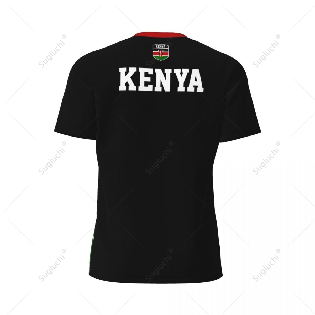 เสื้อยืดออกกำลังกายผู้ชายลายธง - Cycling Gear Kenya บทวิจารณ์และราคา