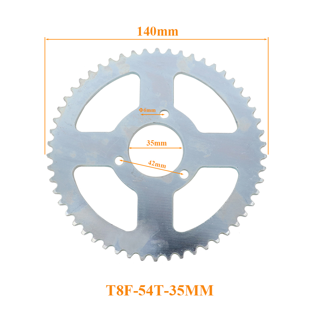 เฟืองโซ่หลังมอเตอร์ไซค์ T8F 54 - Cycling Gear Box บทวิจารณ์และราคา