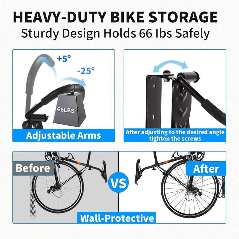 ที่แขวนจักรยานติดผนังแบบหมุนได - Cycling Gear Wall Hanger บทวิจารณ์และราคา