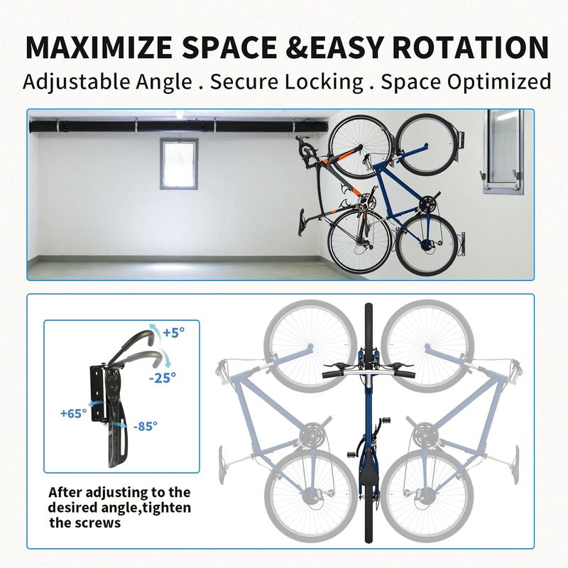 ที่แขวนจักรยานติดผนังแบบหมุนได - Cycling Gear Wall Hanger บทวิจารณ์และราคา