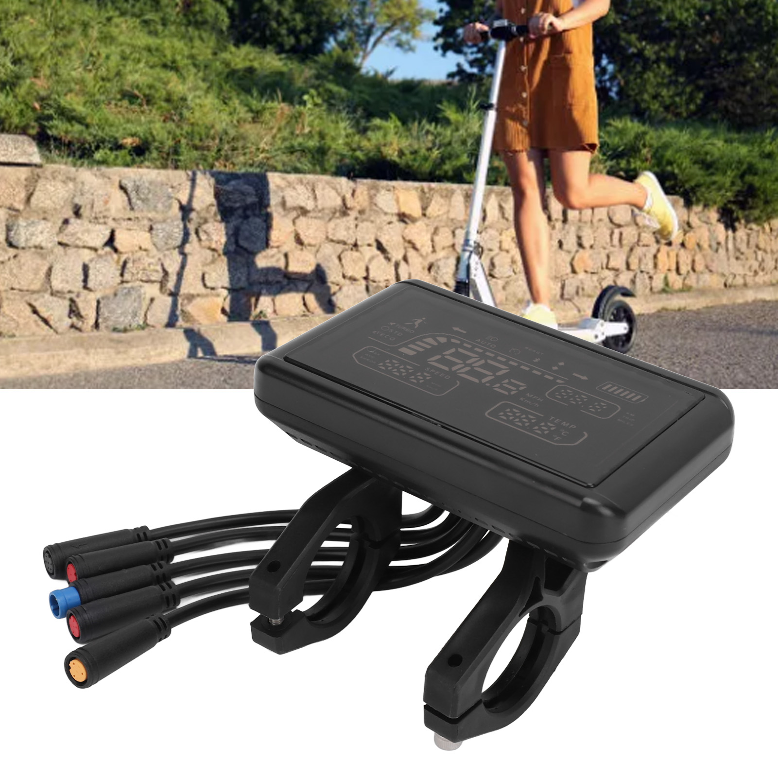 แผงจักรยานไฟฟ้าตัวบ่งชี้โหมดเก - Cycling Gear Display บทวิจารณ์และราคา