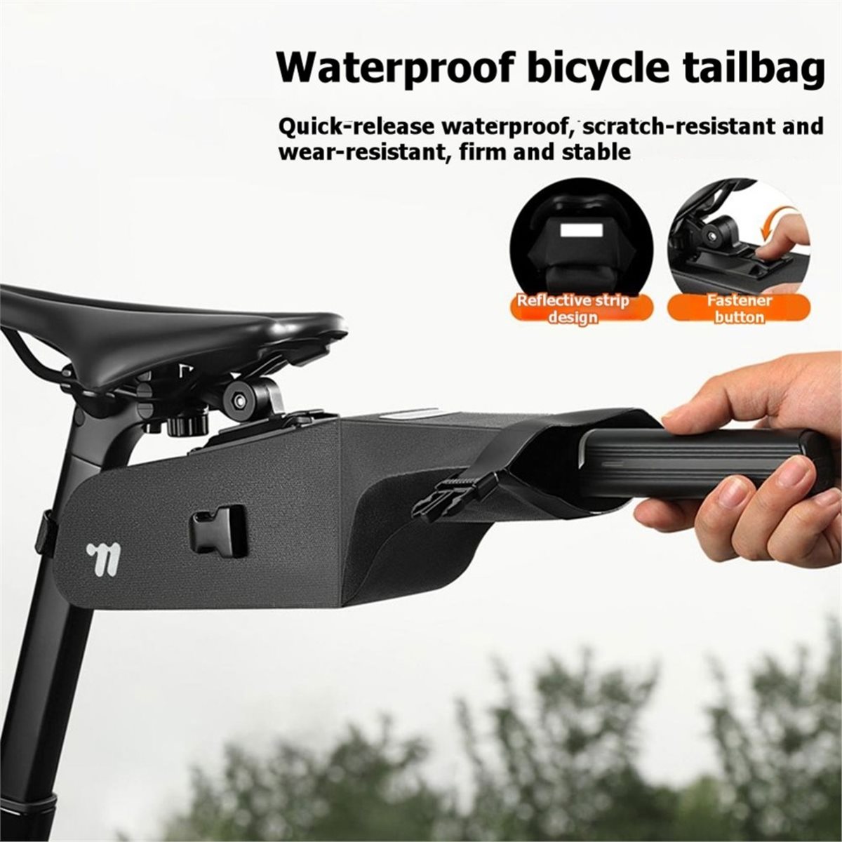 กระเป๋าใต้อานจักรยานกันน้ำ PHO - Cycling Gear Manufacturer บทวิจารณ์และราคา