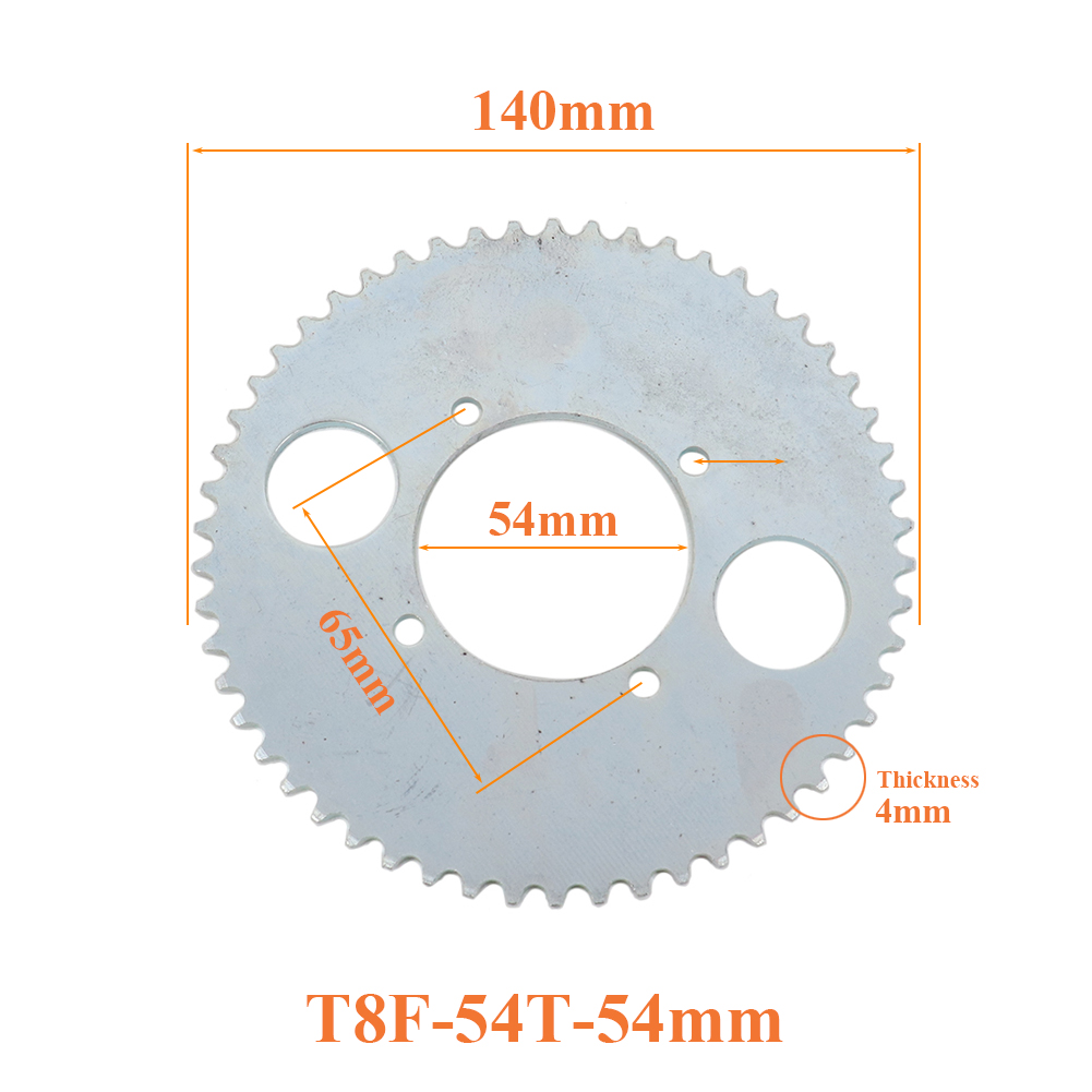 แผ่นโซ่ T8F 54T ขนาด 54 มม. 54 - Cycling Gear Box บทวิจารณ์และราคา