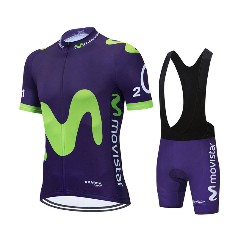 ฤดูร้อนใหม่ Movistar ทีมชุดขี่ - Cycling Gear Brands บทวิจารณ์และราคา