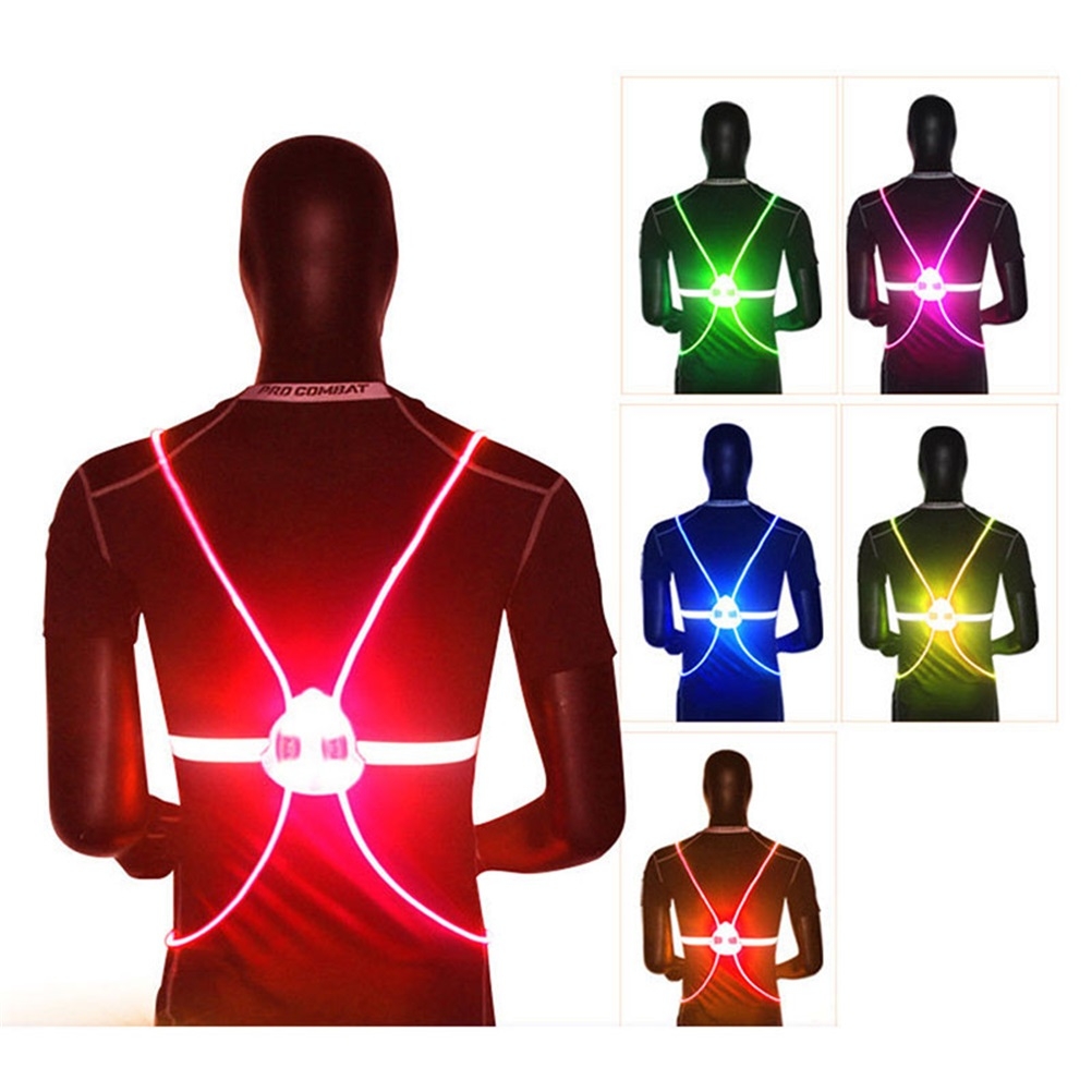 เสื้อกั๊กสะท้อนแสง LED 360 องศ - Reflective Cycling Vest บทวิจารณ์และราคา