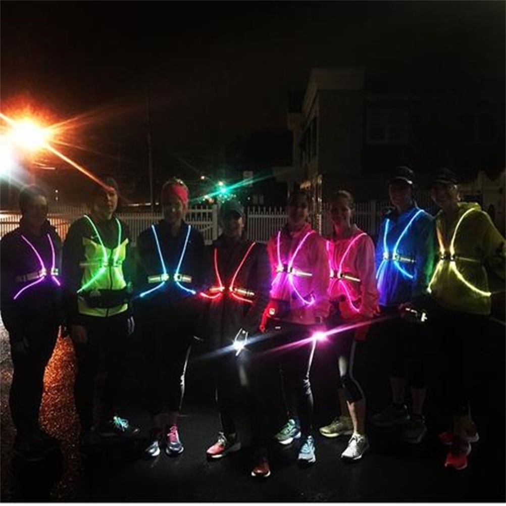 เสื้อกั๊กสะท้อนแสง LED 360 องศ - Reflective Cycling Vest บทวิจารณ์และราคา