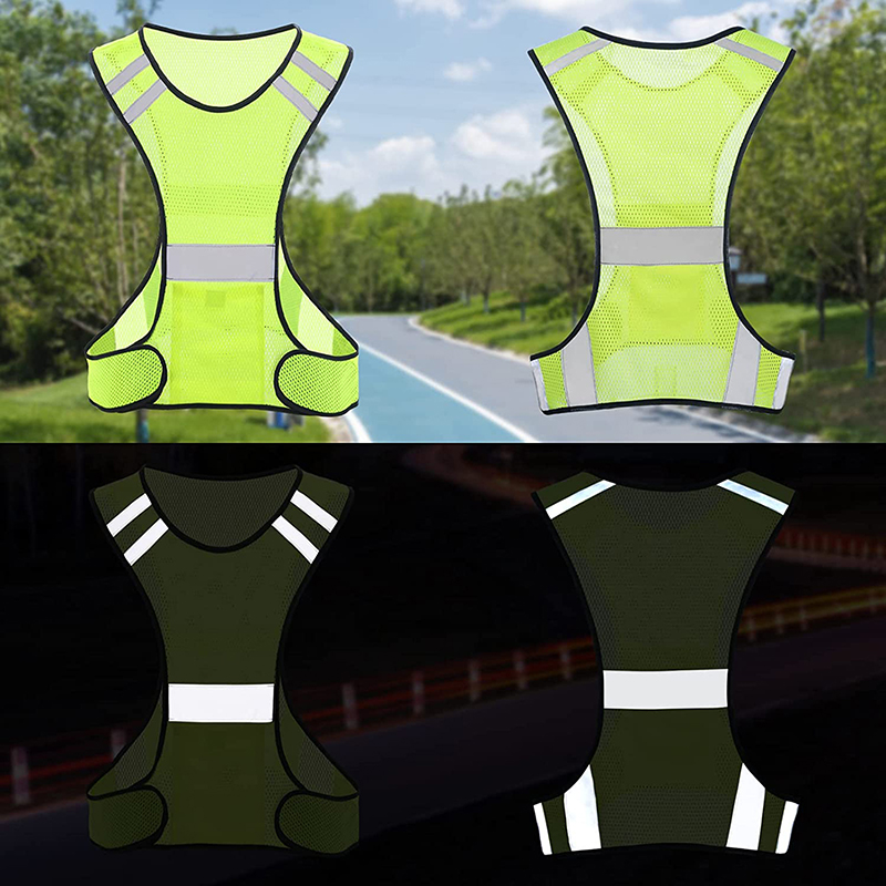 เสื้อกั๊กสะท้อนแสงแบบตาข่ายเรื - Reflective Cycling Vest บทวิจารณ์และราคา