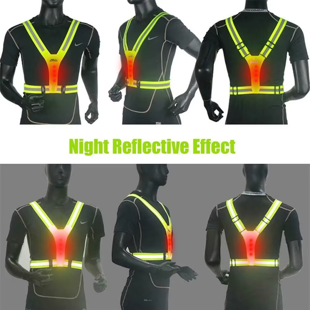 เสื้อกั๊กวิ่ง LED สะท้อนแสง สา - Reflective Cycling Vest บทวิจารณ์และราคา