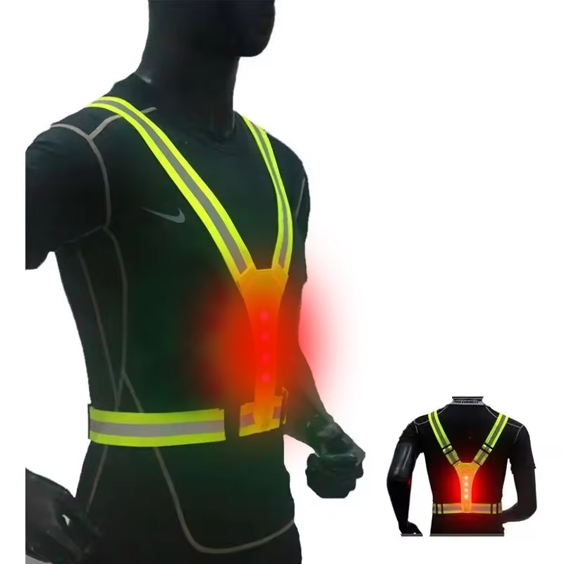 เสื้อกั๊กวิ่ง LED สะท้อนแสง สา - Reflective Cycling Vest บทวิจารณ์และราคา