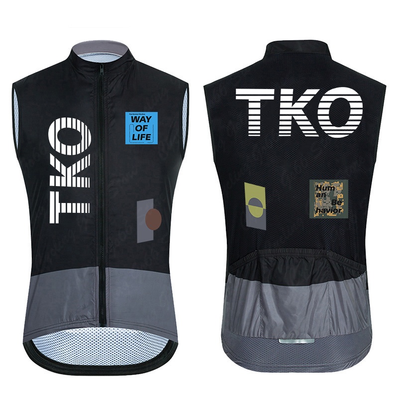 TKO ผู้ชายกันน้ํากันลมน้ําหนัก - Reflective Cycling Vest บทวิจารณ์และราคา
