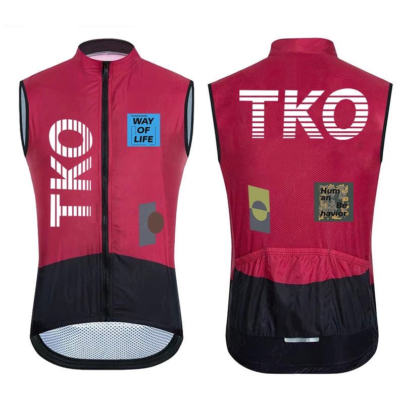 TKO ผู้ชายกันน้ํากันลมน้ําหนัก - Reflective Cycling Vest บทวิจารณ์และราคา