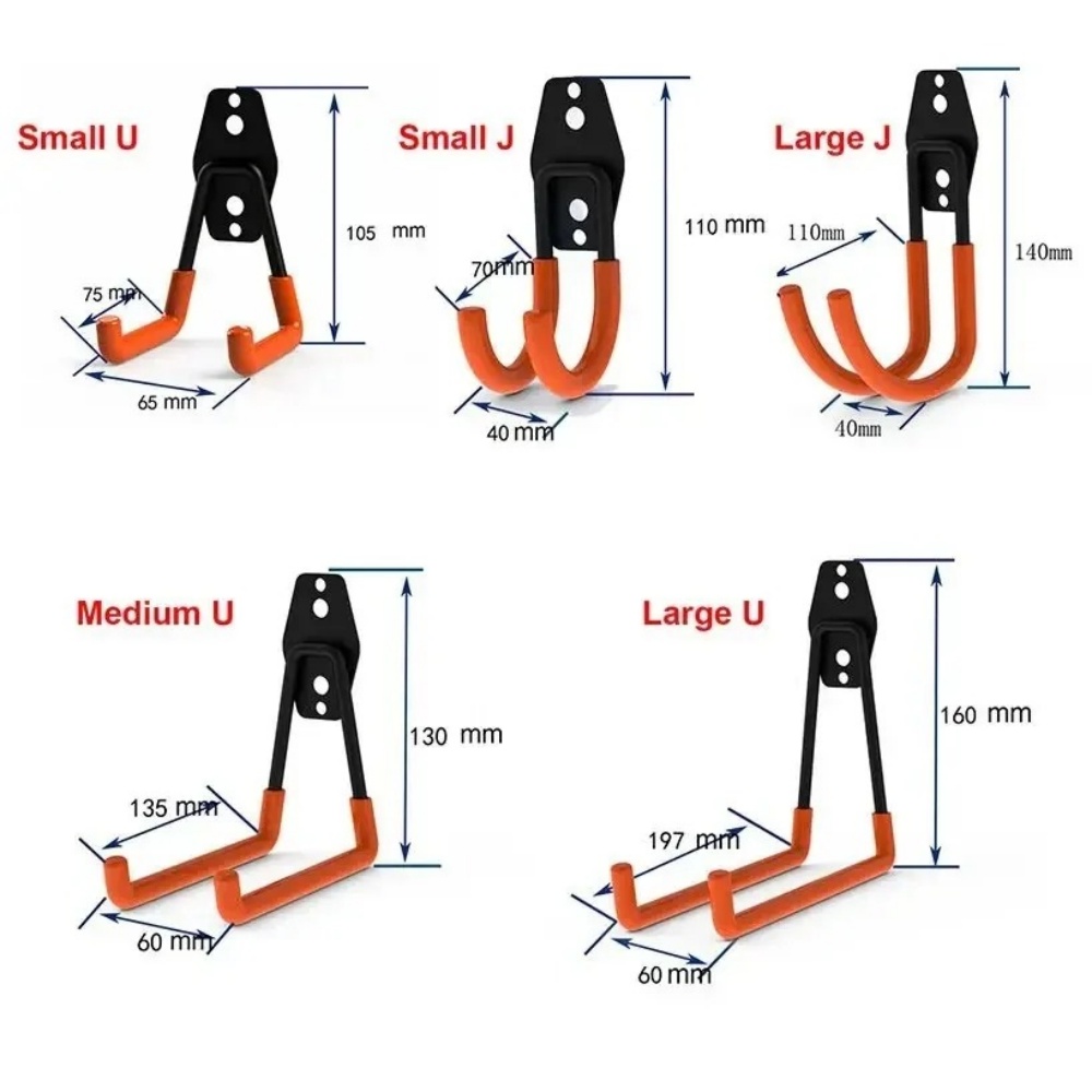 ตะขอแขวนจักรยานติดผนังแบบโลหะส - Cycling Gear Wall Hanger บทวิจารณ์และราคา