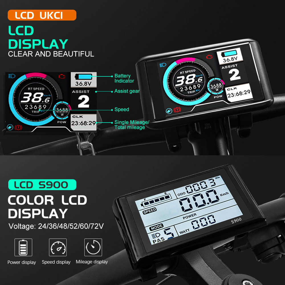 ชุดแปลงจักรยานไฟฟ้า 60V 3000W  - Cycling Gear Display บทวิจารณ์และราคา