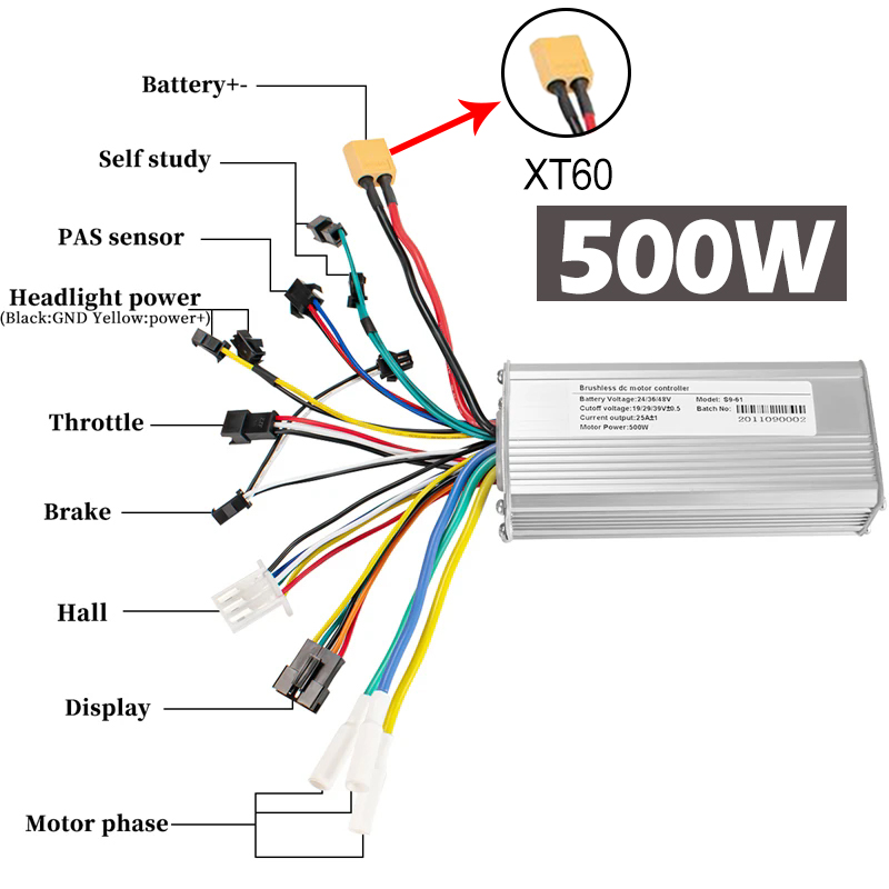 ชุดแปลงจักรยานไฟฟ้า 500W พร้อม - Cycling Gear Display บทวิจารณ์และราคา