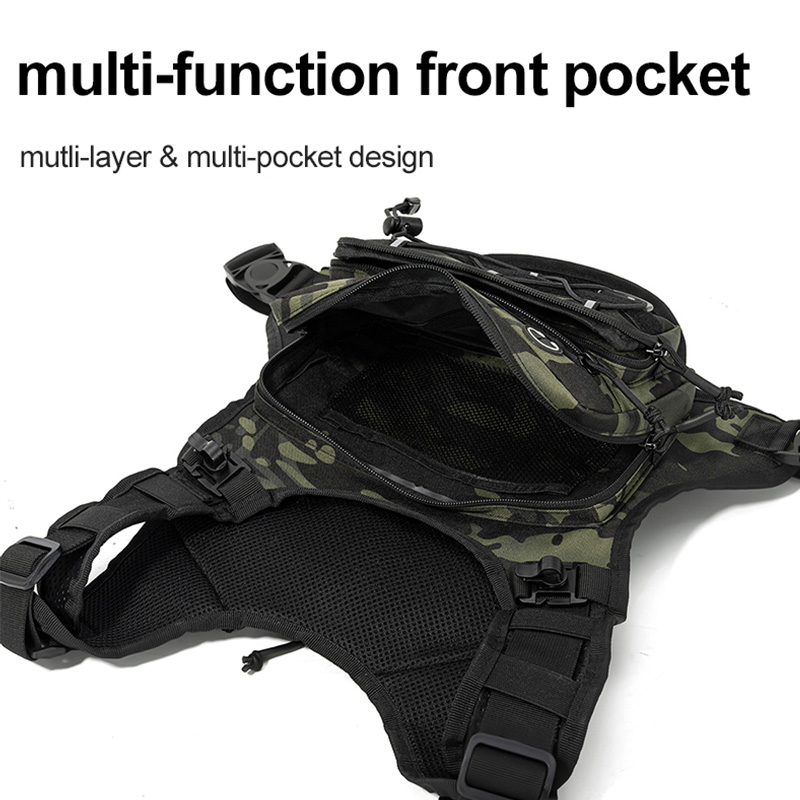 กระเป๋าสะพายหน้าอกแบบยุทธวิธี  - Reflective Cycling Vest บทวิจารณ์และราคา