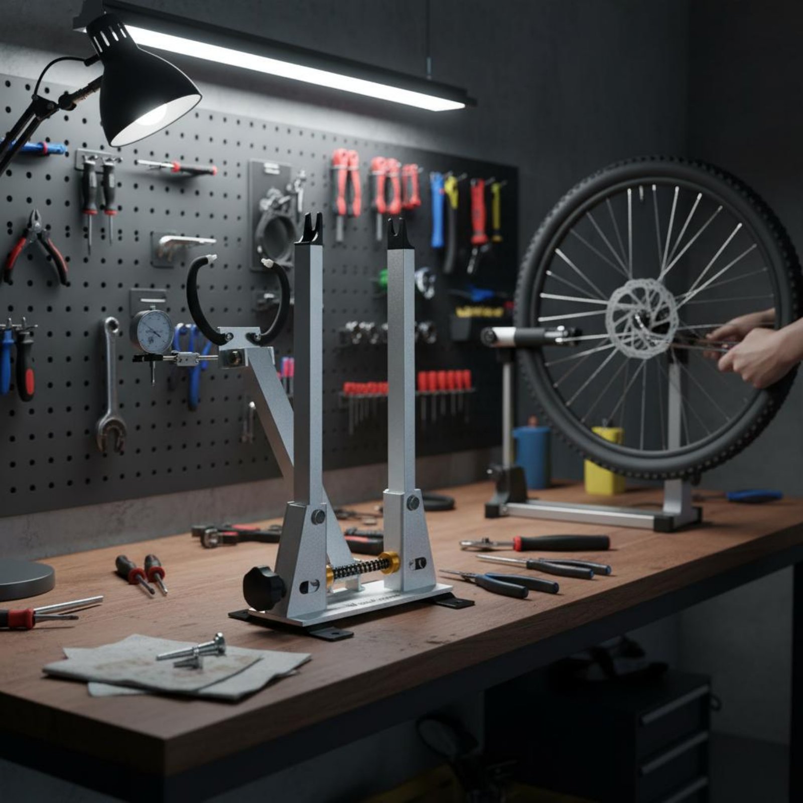 ขาตั้งปรับแต่งล้อจักรยานสองล้อ - Cycling Gear Stand บทวิจารณ์และราคา