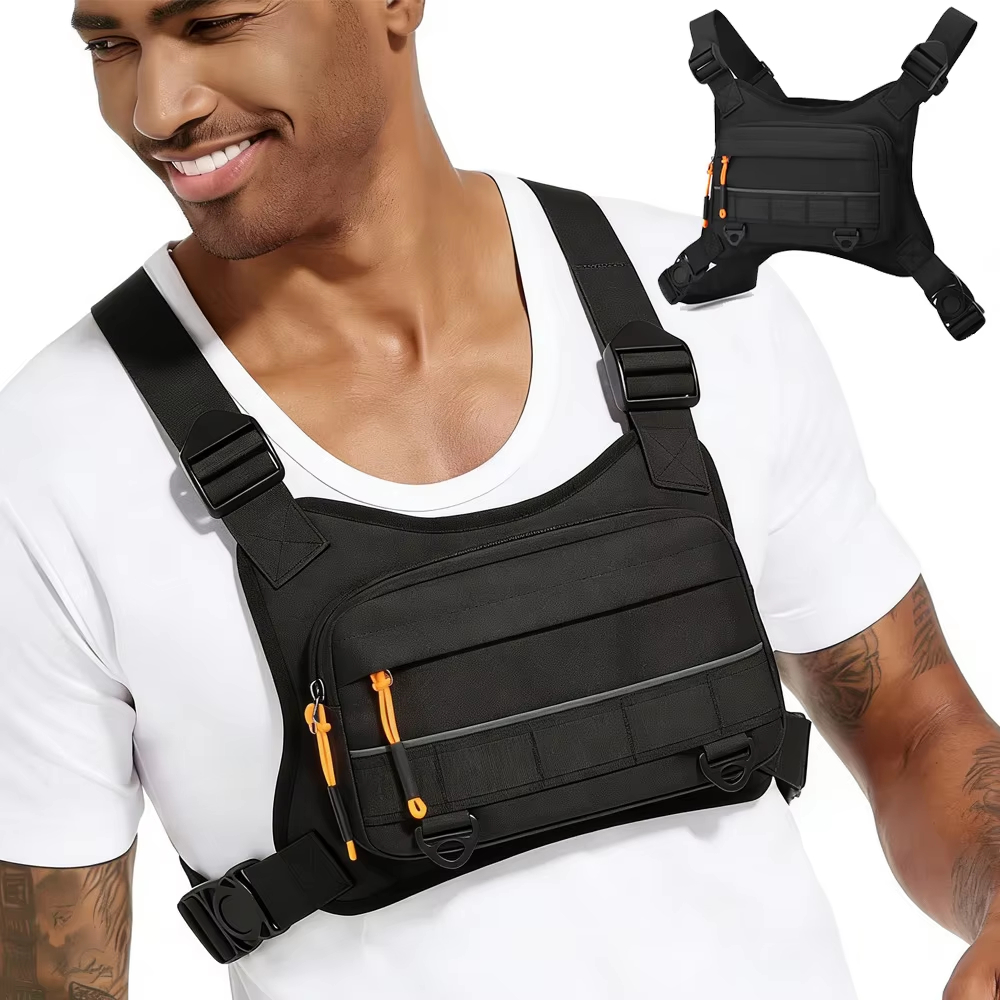 เสื้อกั๊กสะพายหน้าสำหรับปั่นจั - Reflective Cycling Vest บทวิจารณ์และราคา